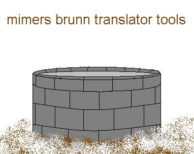 Mimers brunn Translator tools